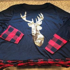 Christmas Top. Women’s 1XL